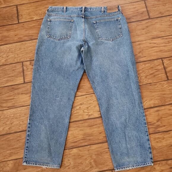 RedHead Bass Pro men's 42x32 blue denim relaxed fit jeans - Picture 3 of 5